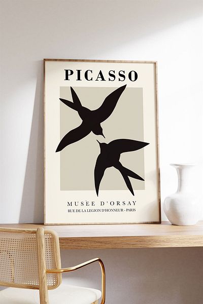 Buka Shops Picasso Legion Black Tablo, Poster - Fără cadru