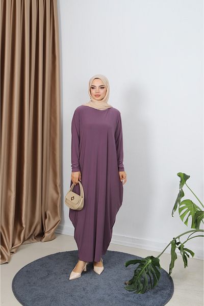 NİSUM MODA Bat Sleeve Dress