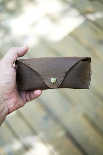 naft Beylik - Real Leather Glasses Case