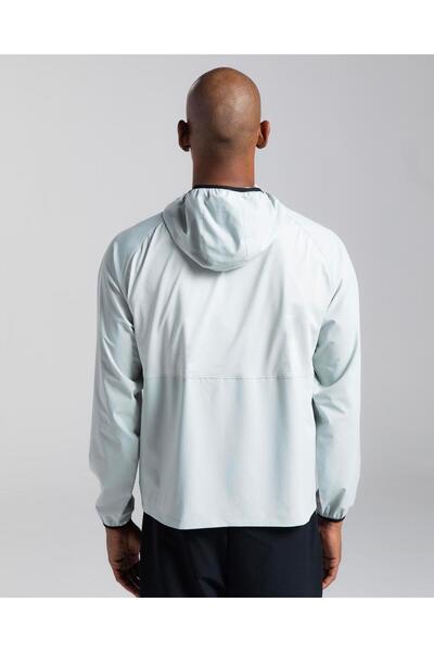 Kappa Logo Mount Men's Gray Comfort Fit Zippered Tracksuit Top