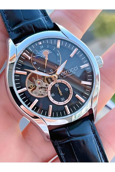 Ferrucci Ferucci 30 Mt Water Resistant Men's Wristwatch - Automatic Moon/Sun Dial Feature EFC.03343.01