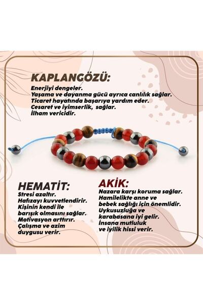 OSMANLI DEĞERLİ TAŞ سوار عين النمر المعتمد - الهيماتيت - العقيق الطبيعي - 8 ملم