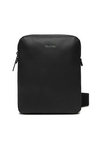 Calvin Klein Black Men's Messenger Bag Ck Must Flatpack