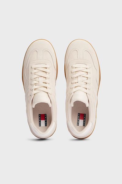 Tommy Hilfiger Women's Beige Greenwich Suede Sneakers