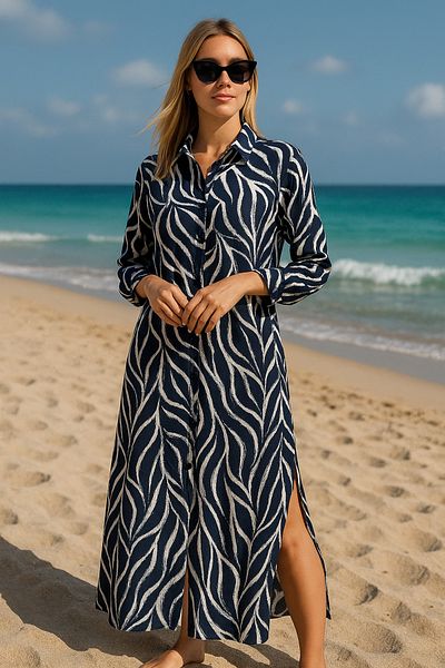 MODA Viscose Shirt Dress, Dress, Viscose Dress