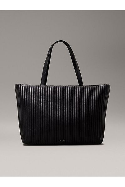 Calvin Klein Mini Line Quilt Medium Shopper - Stylish and Comfortable Design