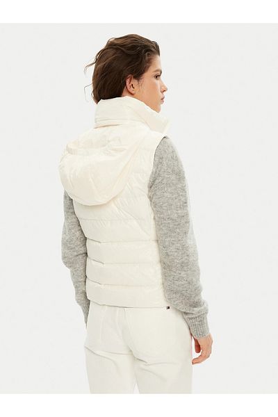 Tommy Hilfiger Women's Water Repellent Inflatable Vest - Cream