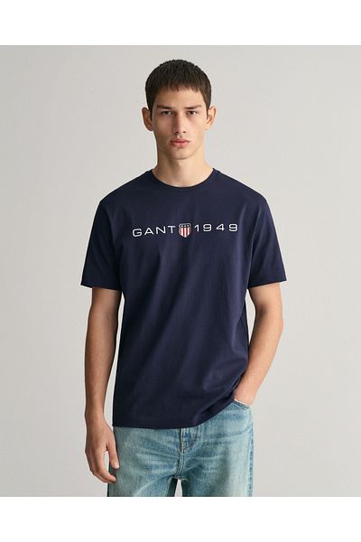 Gant Printed Graphic Kurzarmshirt t Shirt