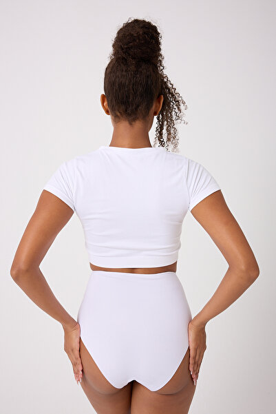 FOREVER MORE Chiloți Bato Slip cu talie înaltă tăiați cu laser Chiloți fantomă