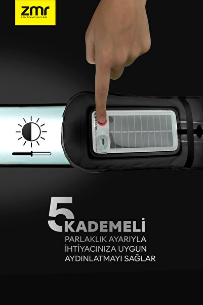 Genel Markalar Light Tube Led Güneş Enerjili Şişirilebilir Tüp Işık 4000mAh Outdoor 24 saat Kamp & Acil Durum Işığı