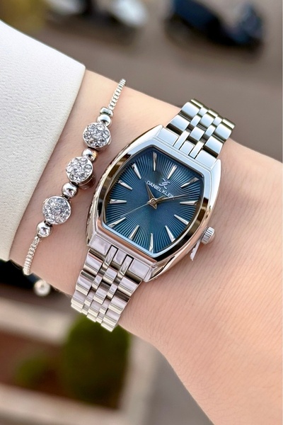 Daniel Klein Kadranı Mavi Kordonu Altın Renk 2 Yıl Garantili Kadın Kol Saati ...