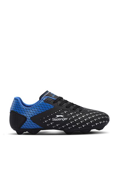 Slazenger Cycle I Krp Unisex Παιδικά παπούτσια ποδοσφαίρου Μαύρο / Μπλε