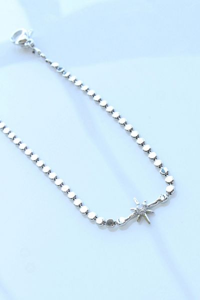 Leo'Stone New Season Scrunch Chain North Star Model Colorfast Non-Tarnish Guaranteed Women's Steel Bracelet