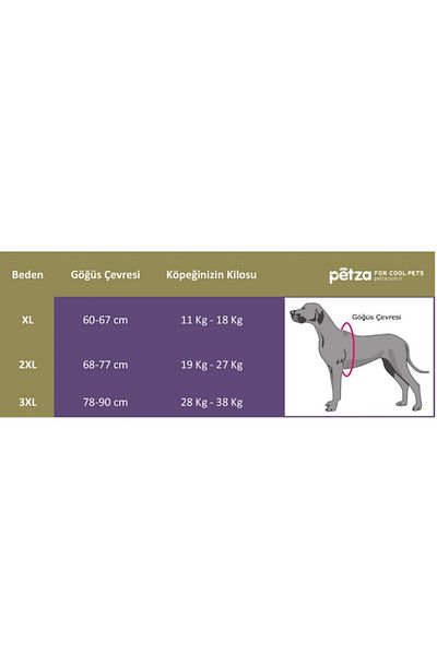 Petza Medium and Large Breed Dog Coat - Hydra