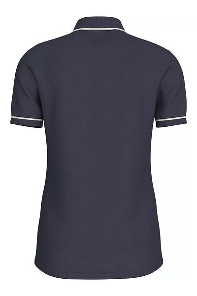 Calvin Klein Men's Slim Fit Polo Neck Short Sleeve Navy Blue Polo Neck T-Shirt J30J 315603 -Cge
