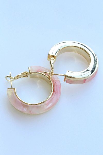 Leo'Stone Imported Series Multi-Color Ring Design Women's Steel Earrings