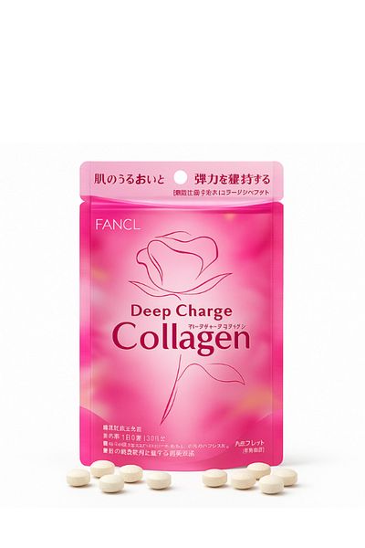 Fancl Deep Charge Collagen Tablet I Japanese Marine Collagen I Collagen Peptides 180 Tablets