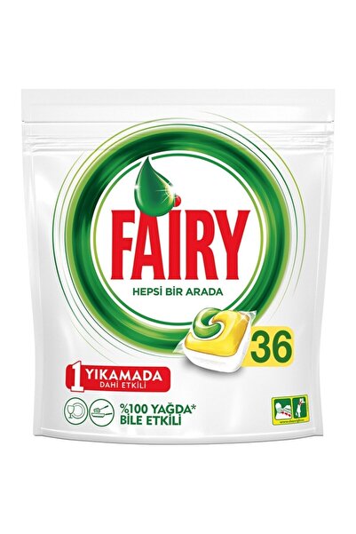 Fairy Hepsi Bir Arada 36'lı Bulaşık Makine Tableti
