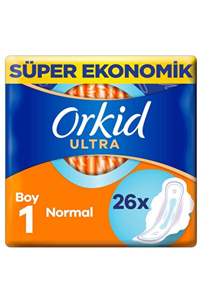 Orkid Ultra Ekstra Hijyenik Ped Normal 26 Adet Süper Ekonomik Paket