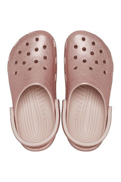 Crocs 205942-6wv Κλασικά Glitter Clog Unisex σανδάλια