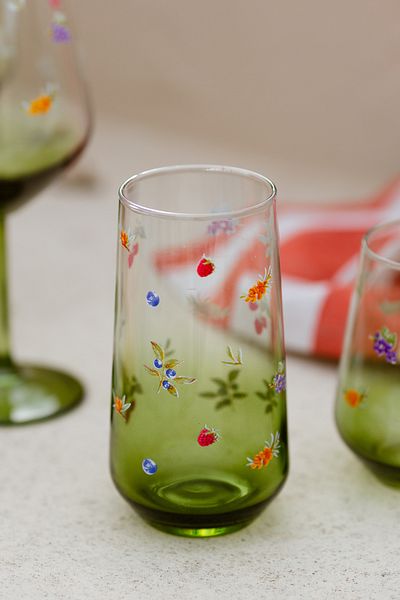 Rakle 4 Piç Jardin Soft Drink Glass Set 470 Cc