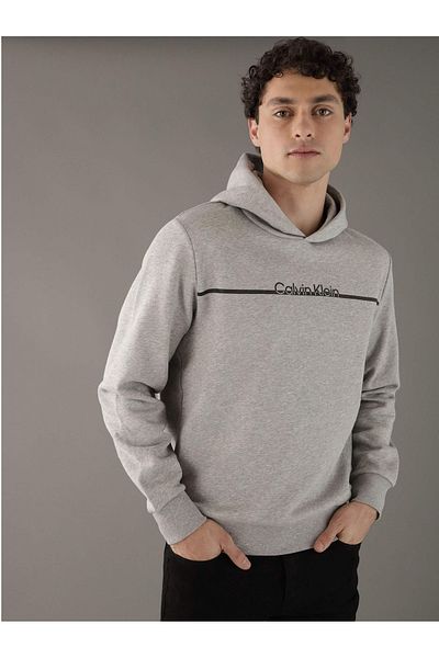Calvin Klein SPLIT LINE LOGO HOODIE