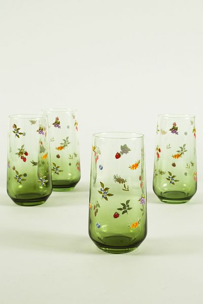Rakle 4 Piç Jardin Soft Drink Glass Set 470 Cc