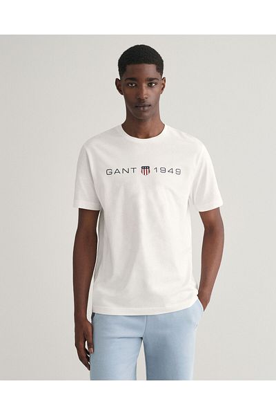 Gant Printed Graphic Kurzarmshirt t Shirt