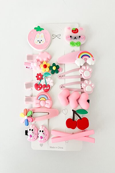 Pretty طقم مشبك للأطفال مكون من 14 قطعة