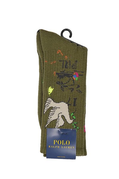 Polo Ralph Lauren Unisex Μονές Κάλτσες 889424-sage