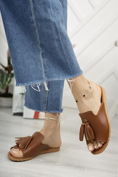 Moda Frato Γυναικείες παντόφλες Modafrato με φούντες για εξωτερικούς και εσωτερικούς χώρους