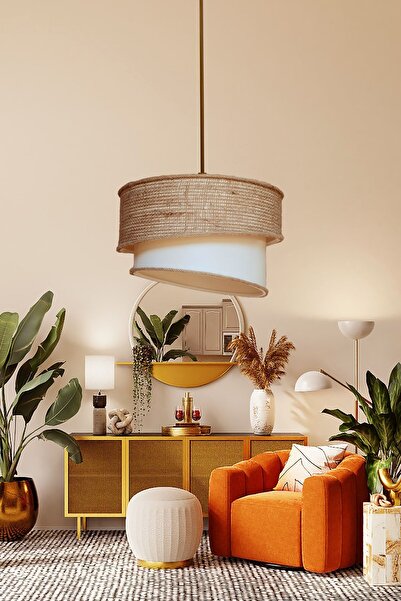 Eslight Rüzgar Redro Hasır Sarkıt Avize E54b