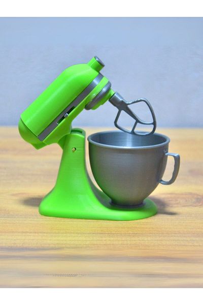 rmys Kitchen Chef Toy Figure/ Dough Kneading Machine / Kitchen Tools - Green