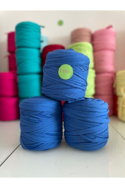 Leila Design Saks Mavi Penye Ip (600-650GR) 1 Adet Fiyatıdır