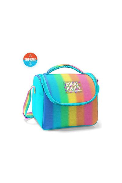 Coral High Kids Colorful Striped Thermo Lunchbox 22773