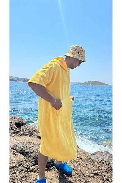 SOLENROSA Πετσέτα Poncho Πετσέτα παραλίας