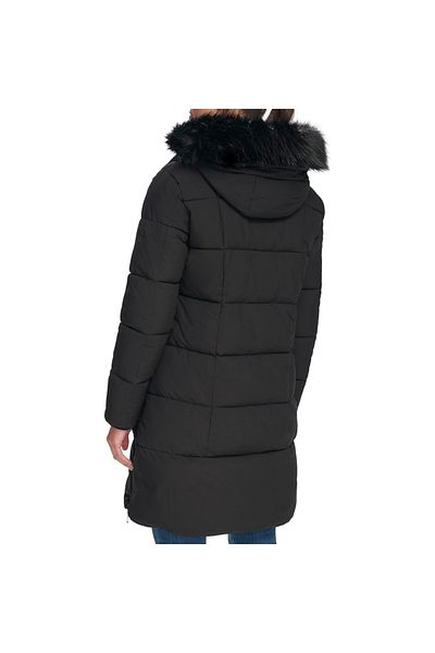Tommy Hilfiger Women's Black Coat - Tw3Mp234 Model