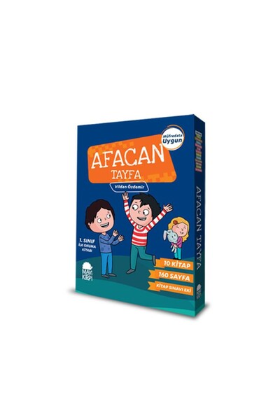 Mavi Kirpi Afacan Tayfa 1 Seti ( 10 Kitap) (1. SINIF)