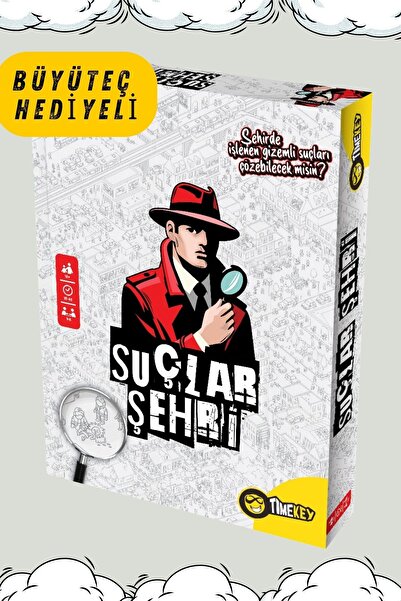 timekey Suçlar Şehri Gizem, Strateji ve Dedektiflik Kutu Oyunu | Ailece veya ...