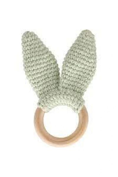 Babyjem Green Wooden Ring - Teether
