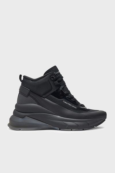 Calvin Klein Pantofi sport cu șireturi și platformă, din amestec de materiale