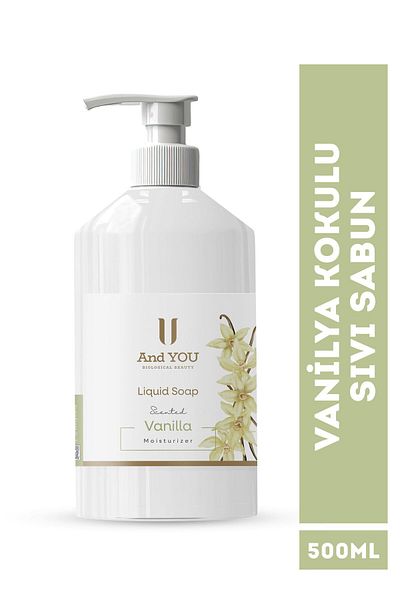 AND YOU Liquid Soap (with Vanilla) / Vanilla Scented Liquid Soap 500 ml