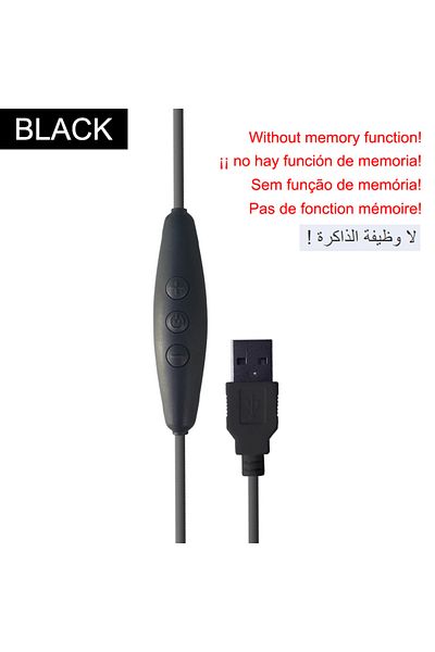 Choice تيار مستمر 5 فولت أسود قطعة واحدة موصل سلكي USB باهت بطول 1.5 متر مع مفتاح تحديث 4K تعتيم بدون خطوات لمصابيح LED 5 فولت