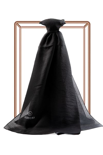 Vissona Women's Life Organic Shawl Black