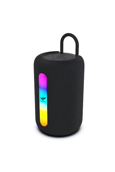 Tzappy Portable Bluetooth Speaker, Tzappy, 5W, RGB, Battery Life 4-5 Hours, TWS Function, USB/TF, 1200mAh,