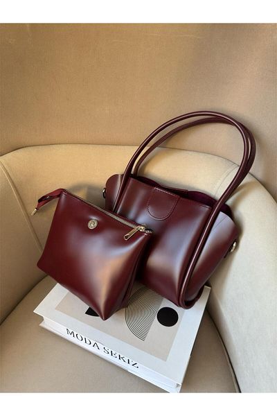 Moda Sekiz Women's Faux Leather Puppy Bag Accessory Cross Strap Hand and Shoulder Bag