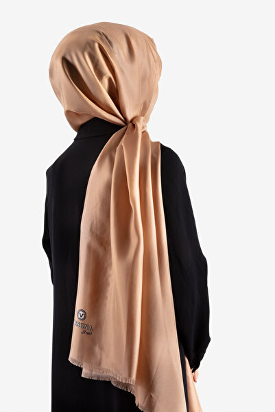 Vissona Kadın Fresh Ipek Şal Bej-4