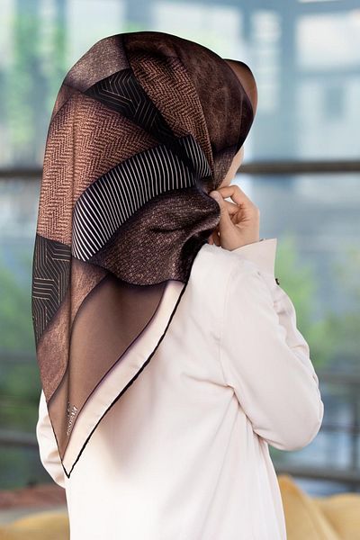 Vissona Μεταξωτό κασκόλ Twill