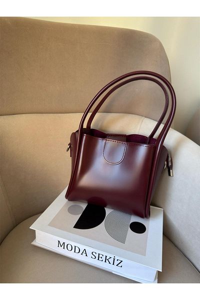 Moda Sekiz Women's Faux Leather Puppy Bag Accessory Cross Strap Hand and Shoulder Bag
