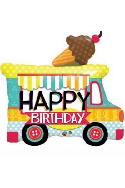 BeySüS Ice Cream Cart Foil Balloon